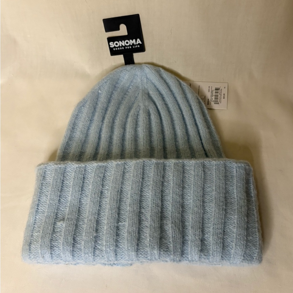 Sonoma soft baby blue knit hat.